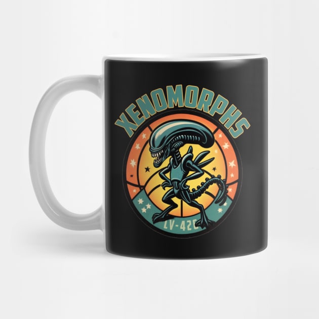 Xenomorphs B-Ball by PopCultureShirts